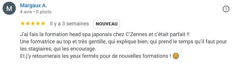 Avis Formation Head Spa Japonais C'Zennes